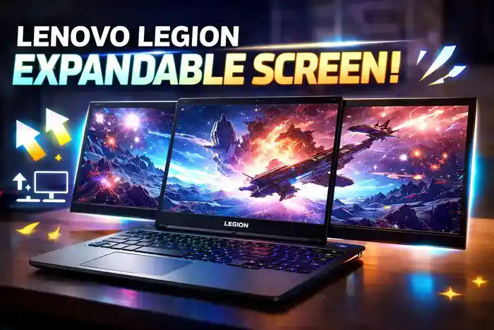 Lenovo Introduced New Gaming Laptops with Rollable OLED Screens